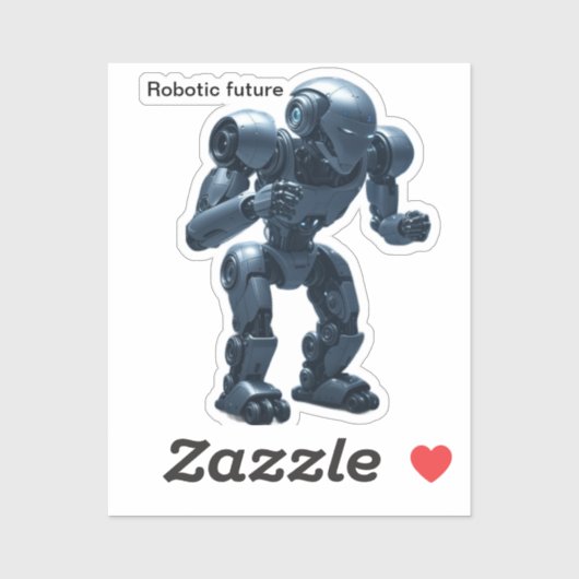 Agentic AI (robots that act independently) Sticker (Vel)