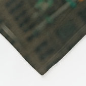 Agentin Black Poster Fleece Deken (Hoek)