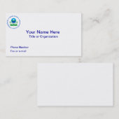 Agentschap voor milieubescherming visitekaartje (Voorkant / Achterkant)