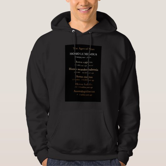 Ages Of Man Mens Hoodie (Voorkant)