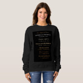 Ages Of Man Womens Sweatshirt (Voorkant volledig)