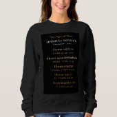 Ages Of Man Womens Sweatshirt (Voorkant)
