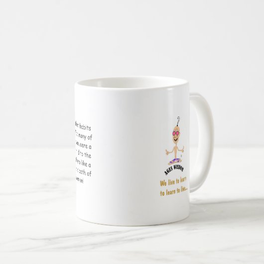 Ageswisdom positief vermogen mok (Voorkant rechts)