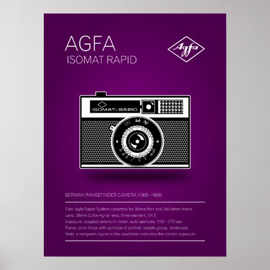 Agfa Isomat Rapid Poster (Voorkant)
