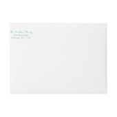 Aggela Wrap rond adreslabel (Voorkant)