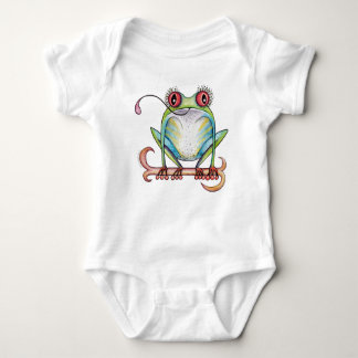 "Aggie" de rode oogolkikker baby apparel Romper