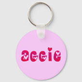 Aggie in hart sleutelhanger (Voorkant)