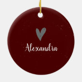 Aggie Maroon Home Sweet Home - Texas Keramisch Ornament (Achterkant)