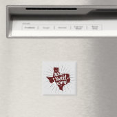 Aggie Maroon Home Sweet Home Texas Magneet (Insitu (Vaatwasser))