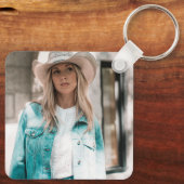 Aggie Maroon Home Sweet Home Texas Sleutelhanger (Achterkant)