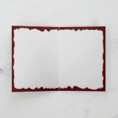 Aggie Maroon Merry Tex-Mas Y Foto Kerstmis Kaart (Binnen)