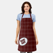 Aggie Maroon Pset Pattern Game Day Schort (Gedragen)