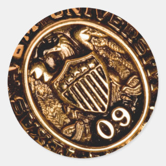 AGGIE RING PIC RONDE STICKER