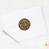 AGGIE RING PIC RONDE STICKER (Envelop)