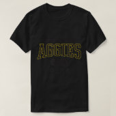 Aggies Est van de Universiteit van Cameron. Datum T-shirt (Design voorkant)
