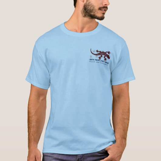 Aggies in het buitenland - Ontwerp 1 T-shirt (Voorkant)
