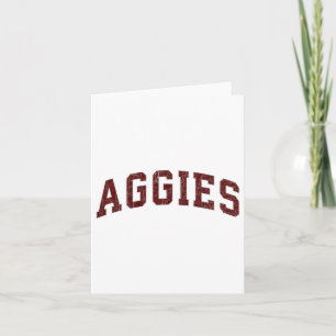 Aggies Lovers Aggies Souvenir Mannen Vrouwen Kinde Kaart