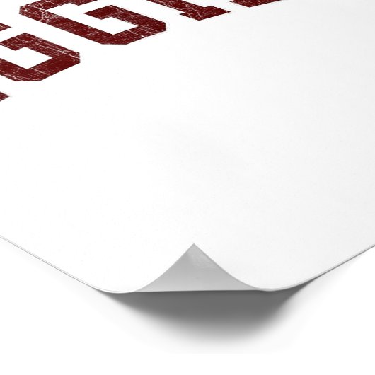 Aggies Lovers Aggies Souvenir Mannen Vrouwen Kinde Poster (Hoek)