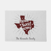 Aggies Maroon Home Sweet Home - Texas Deurmat (Voorkant)