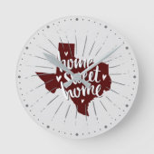 Aggies Maroon Thuis Zoete Thuis - Texas Ronde Klok (Voorkant)