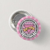 Aggressieve Homoseksuele Vele Reizigerbadge Ronde Button 3,2 Cm (Voorkant /achterkant)