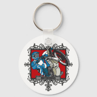 Aggressieve Motocross Sleutelhanger