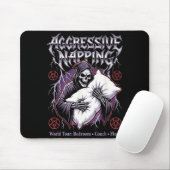 Aggressieve Napng Grappige Zware Metal Grim Reaper Muismat (Met muis)