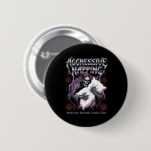 Aggressive Napng Funny Heavy Metal Grim Reaper Sle Ronde Button 5,7 Cm (Voorkant /achterkant)