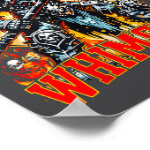 Aggressively Whimsical Dark Fantasy Warrior Battle Poster (Hoek)