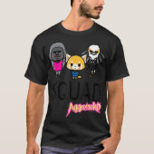 Aggretsuko en Friends Squad Tee Shirt (Voorkant)