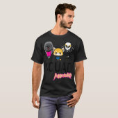 Aggretsuko en Friends Squad Tee Shirt (Voorkant volledig)
