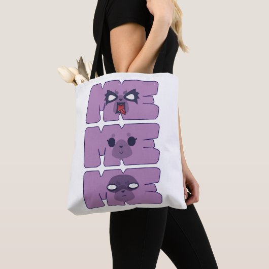 Aggretsuko! Gezichten Tote Bag (Dichtbij)