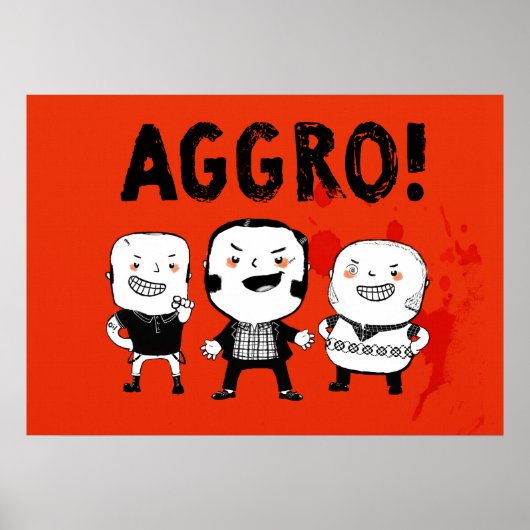 AGGRO Boys vrezen niet! Poster (Voorkant)