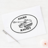 Aggro Magnet sticker (Envelop)