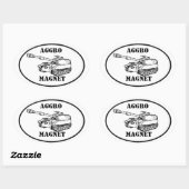 Aggro Magnet sticker (Vel)