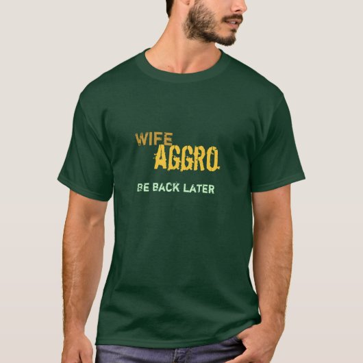 Aggro-Sjabloon T-shirt (Voorkant)