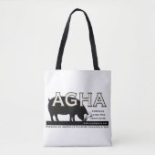 AGHA-Canvas tas met nieuwe Logo (Voorkant)