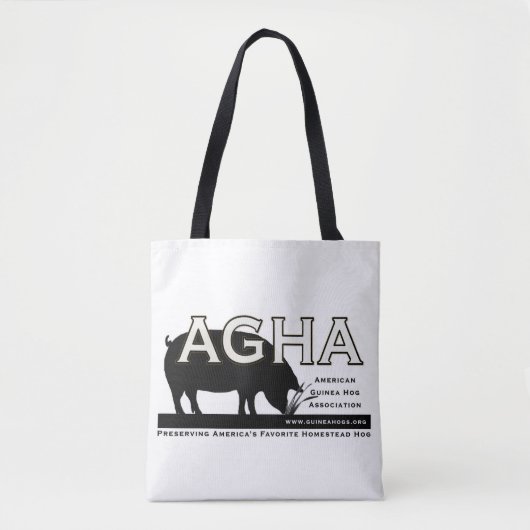 AGHA-Canvas tas met nieuwe Logo (Voorkant)