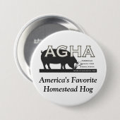 AGHA Homestead Hog Button 3" (Voorkant /achterkant)