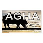 AGHA-kleurenmagneet Magnetisch Visitekaartje (Voorkant)