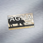 AGHA-kleurenmagneet Magnetisch Visitekaartje (Voorbeeld)