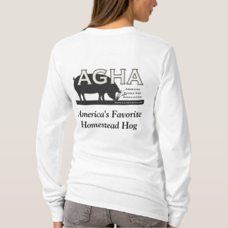 AGHA Lange hoes Tshirt-Womens-New Logo-Back T-shirt
