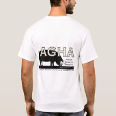 AGHA-Mannen - Nieuwe vormgeving voor en achter T-shirt (Achterkant)