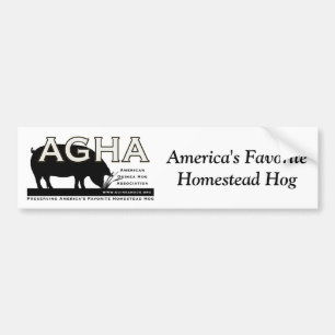 AGHA-New Logo Bumpersticker