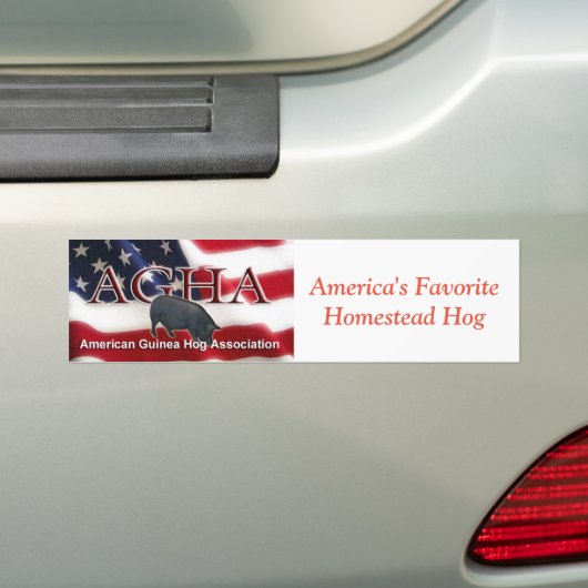 AGHA Patriottische Bumpersticker (Op auto)
