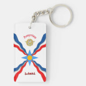 Agha Petros en de vlag Sleutelhanger (achterkant)
