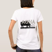 AGHA-T-shirt met nieuwe Logo op achterzijde T-shirt (Achterkant)