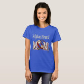 Aghan Hound Dog Mam T-shirt (Voorkant volledig)