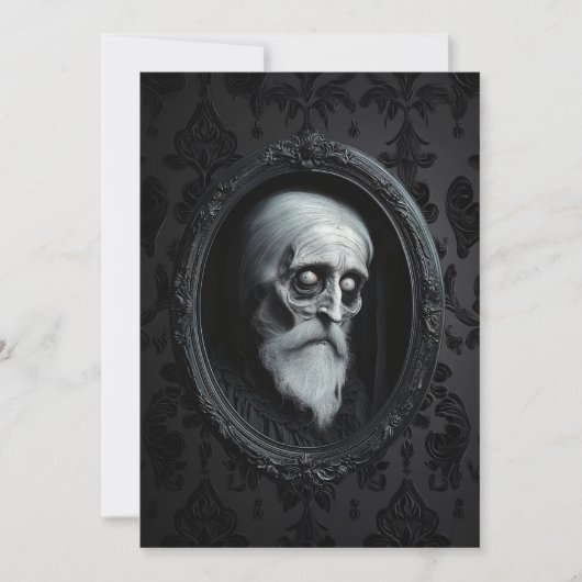 Aghast Ghast Holiday Kaart (Voorkant)