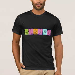 Ägidius periodiek shirt van de lijstnaam
